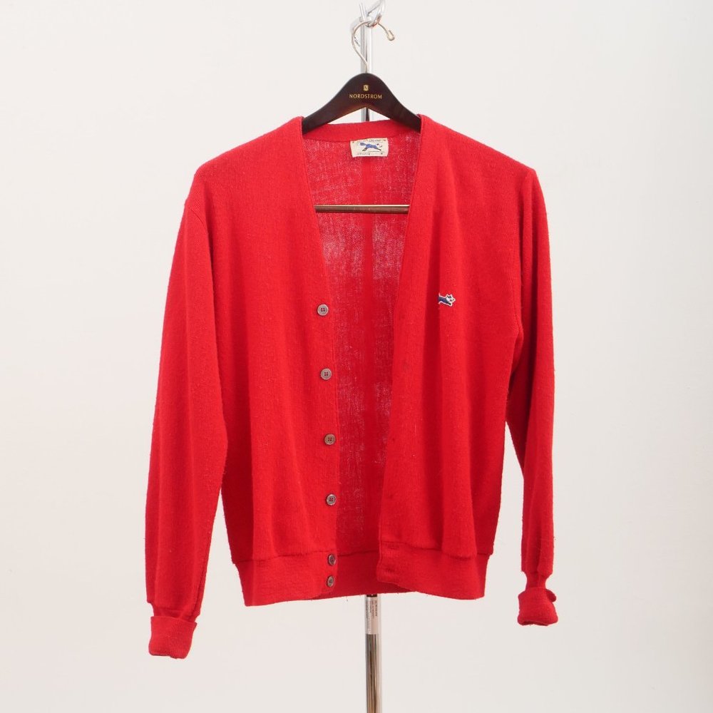 Vintage JC Penny Fox Cardigan Sweater